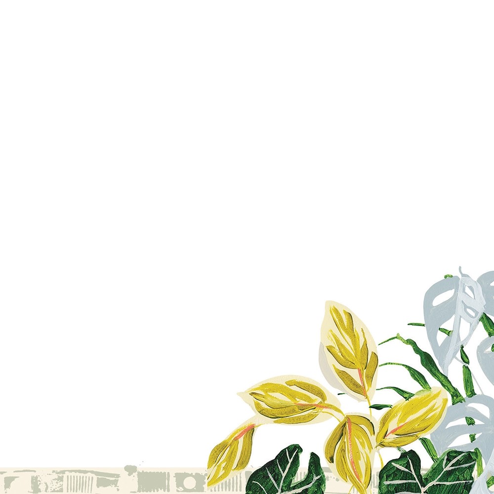 Blatt-Design des Wilde Blätter-Notizblocks