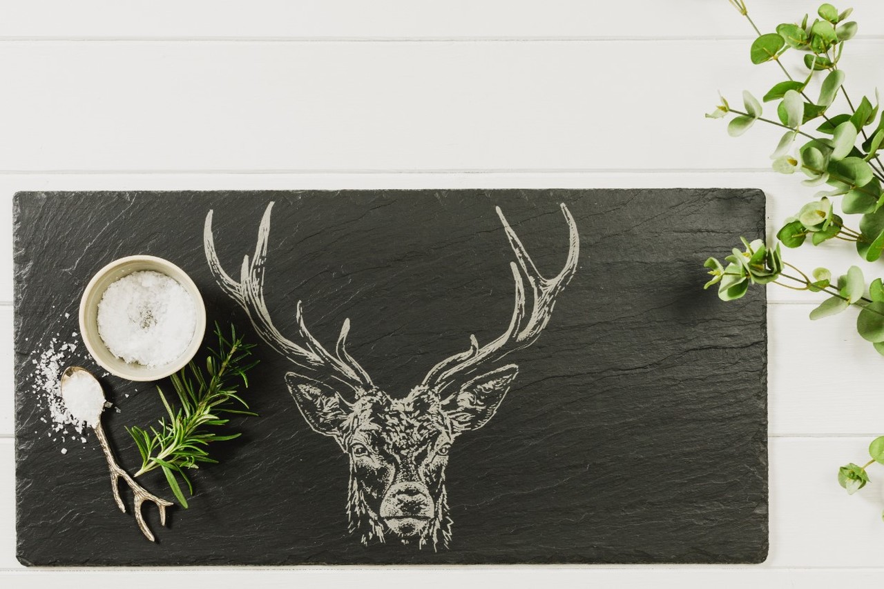 Hirschprinz | Servierplatte aus Schiefer
