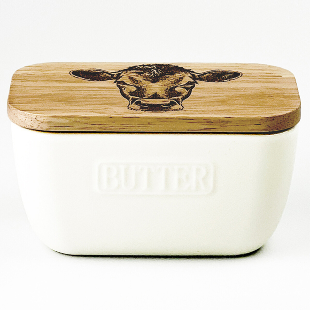 Jersey Cow | Butterdose weiß