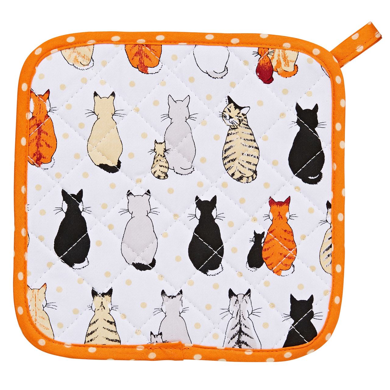 Topflappen Wartende Katzen, von Ulster Weavers