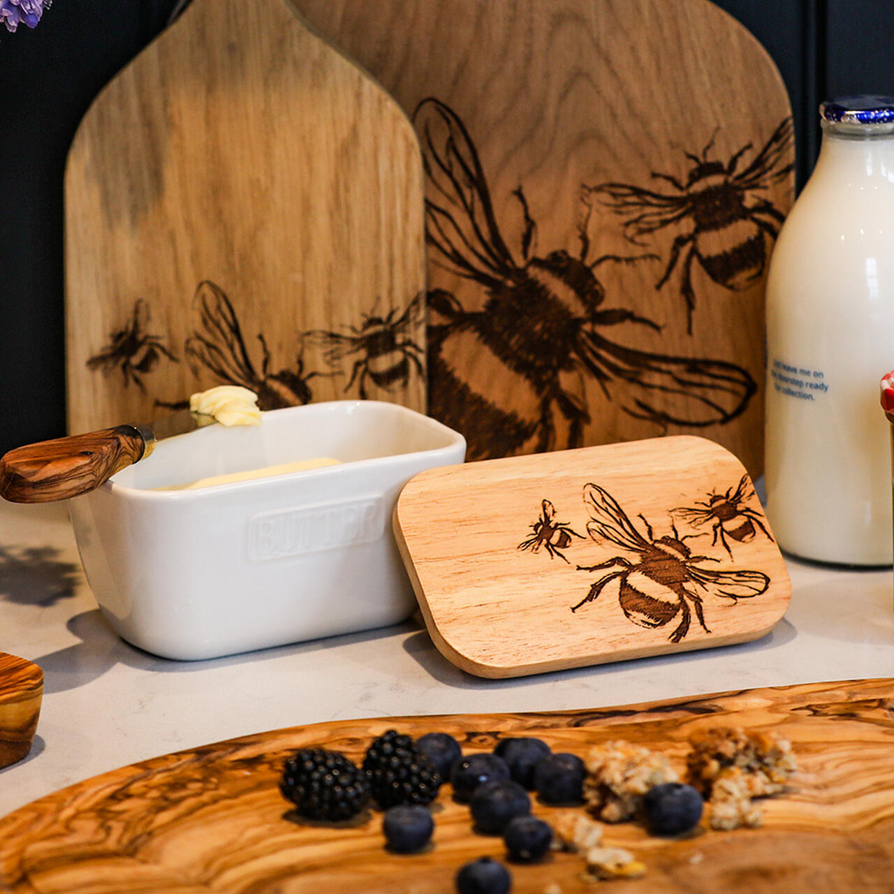 Selbrae House Butterdose blau | Design Biene