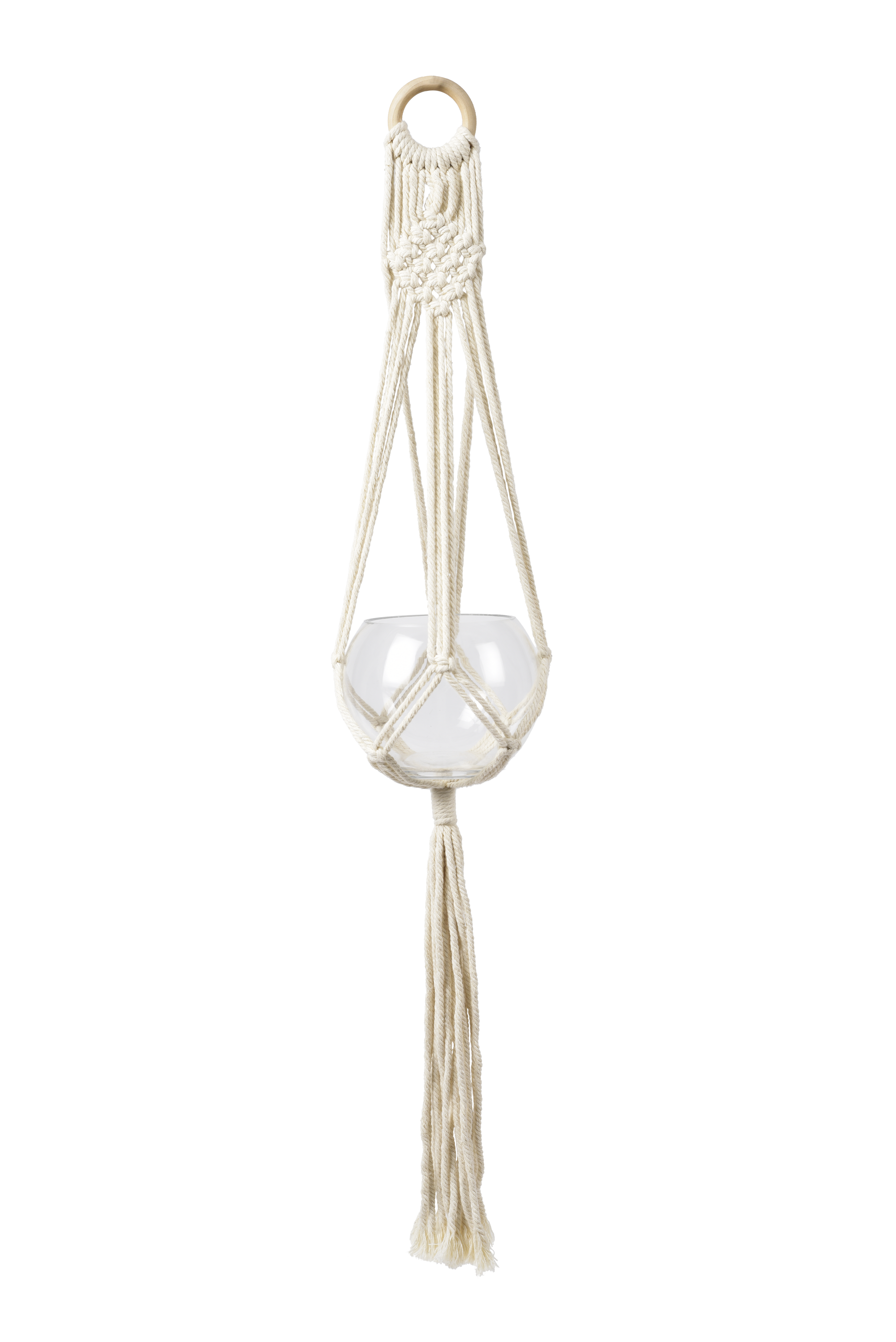 Makramee-Hänger - Achtung: Lieferung ohne Topf