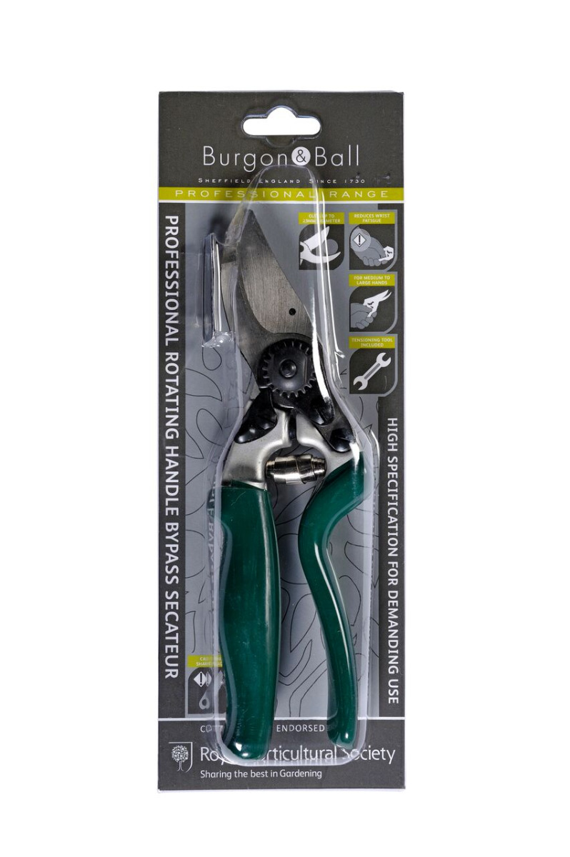 Professional Bypass Gartenschere / Baumschere - mit Rollgriff