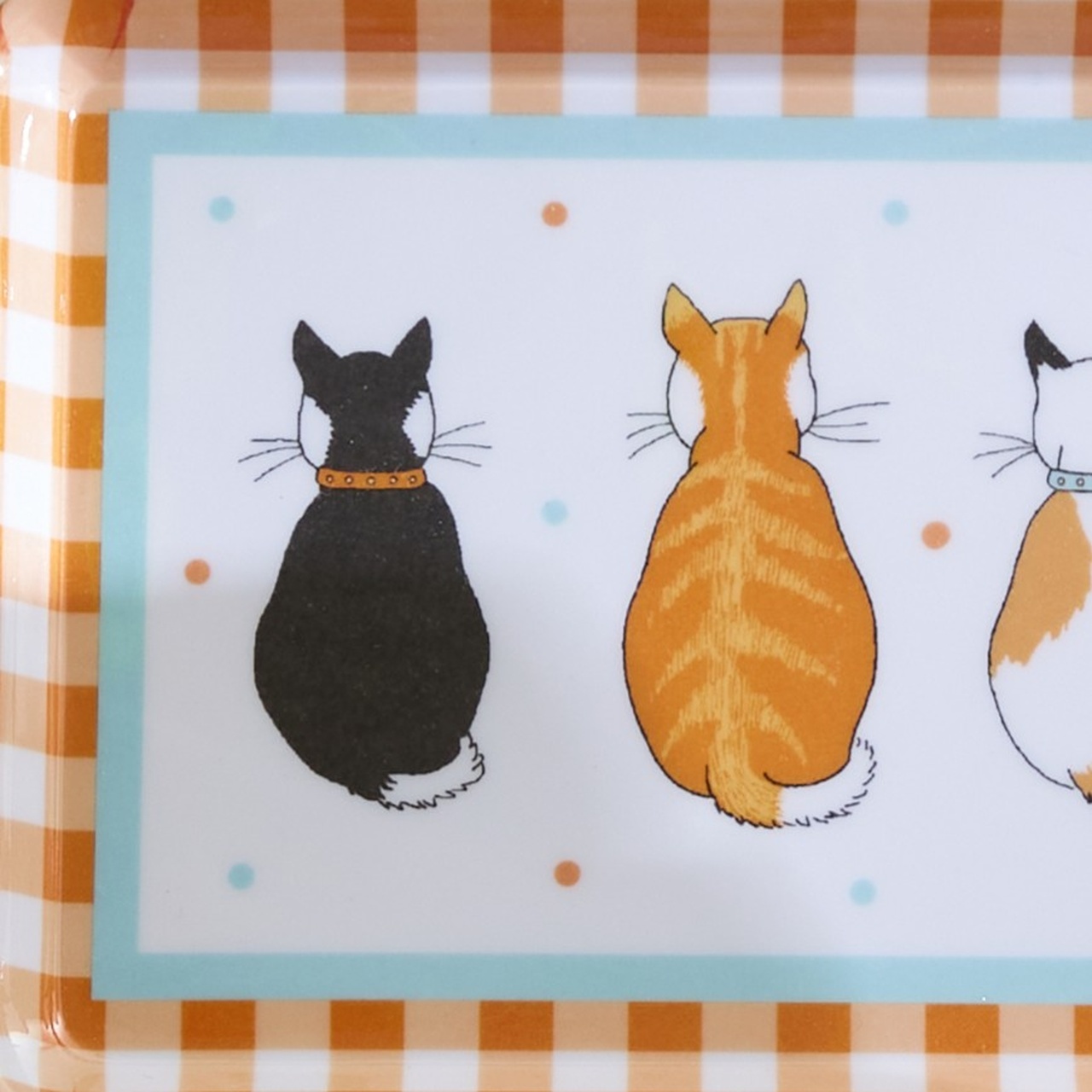 Scatter Tray - Kleines Tablett von Ulster Weavers | Das Design Wartende Katzen-Design im Detail
