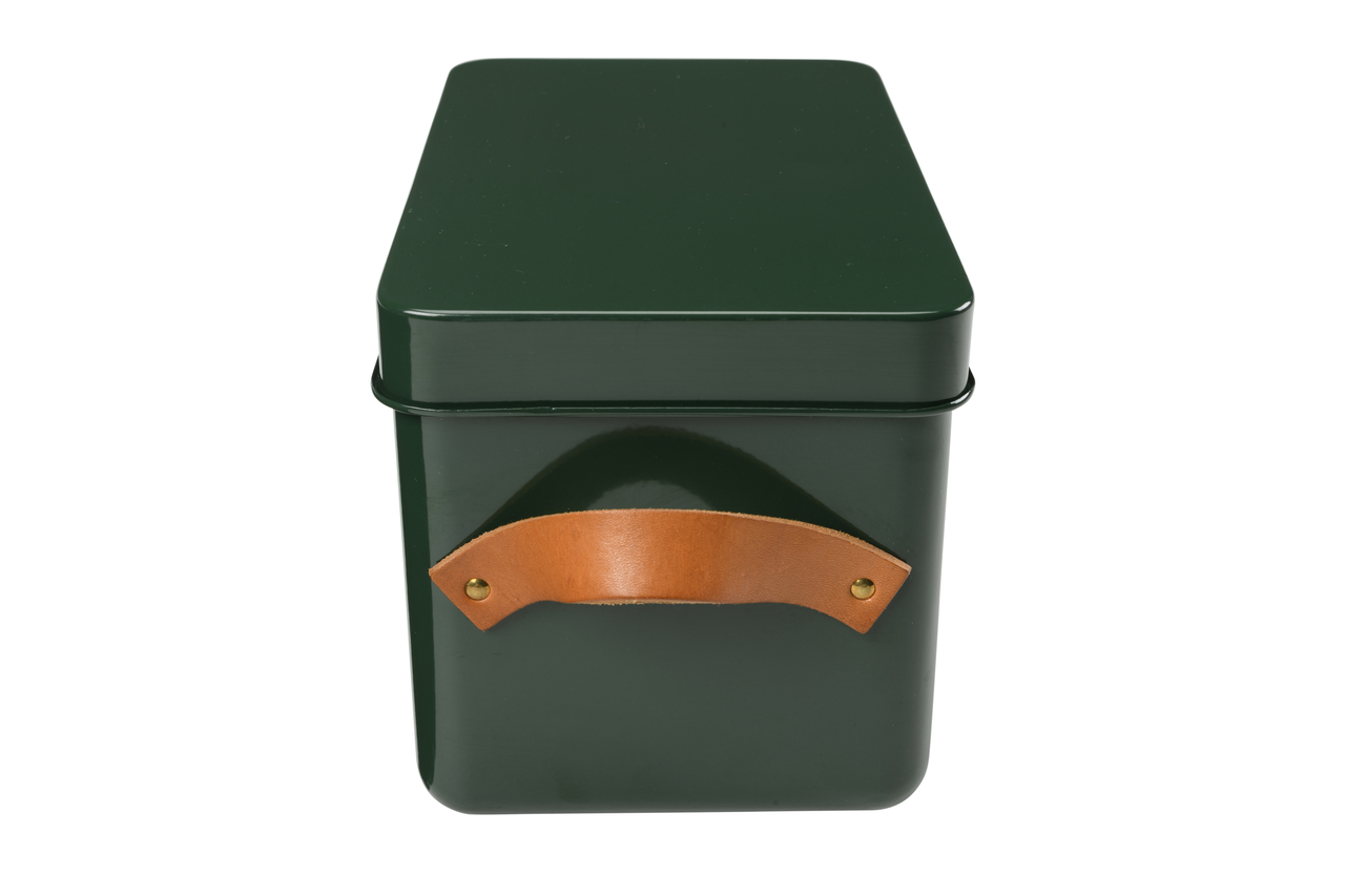 Samentüten-Box | Heritag- Green | von Burgon & Ball | mit Ledergriffen