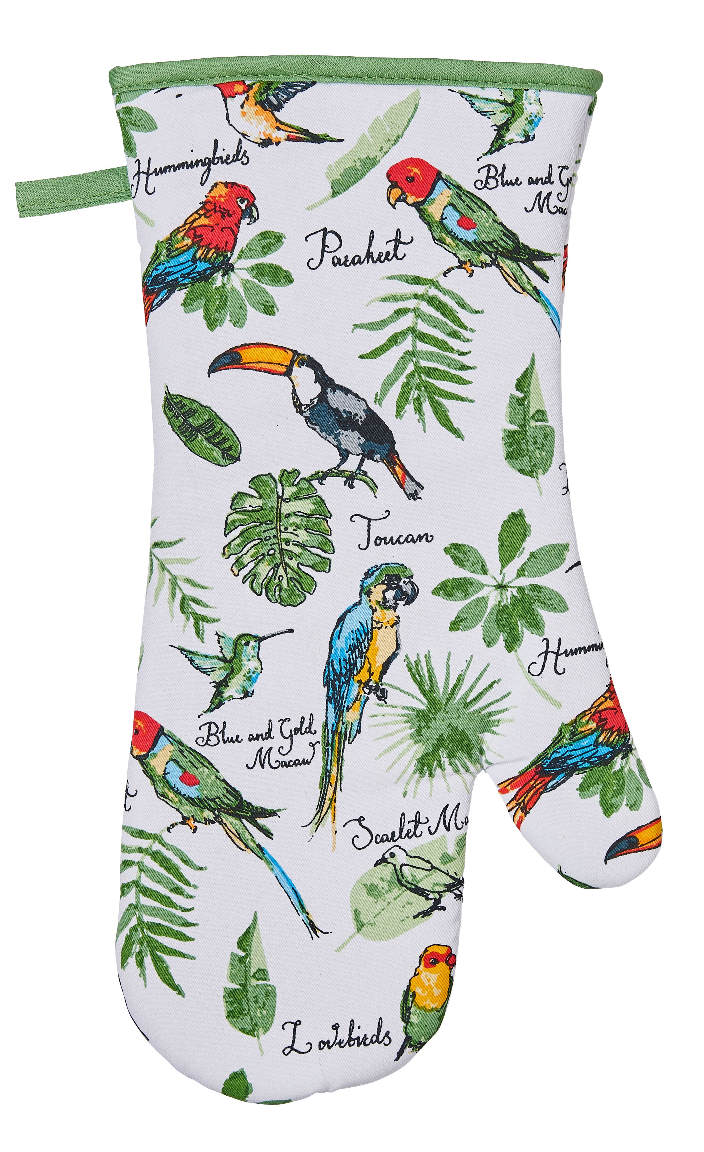 Ulster Weavers Ofenhandschuh Tropische Vögel, Design Madeleine Floyd