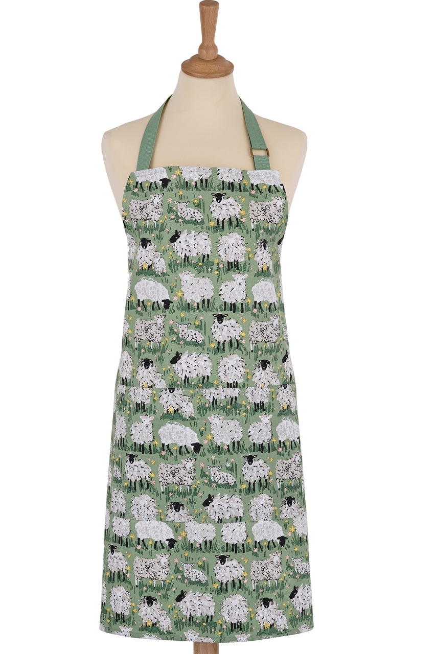 Baumwollschürze Flauschige Schafe