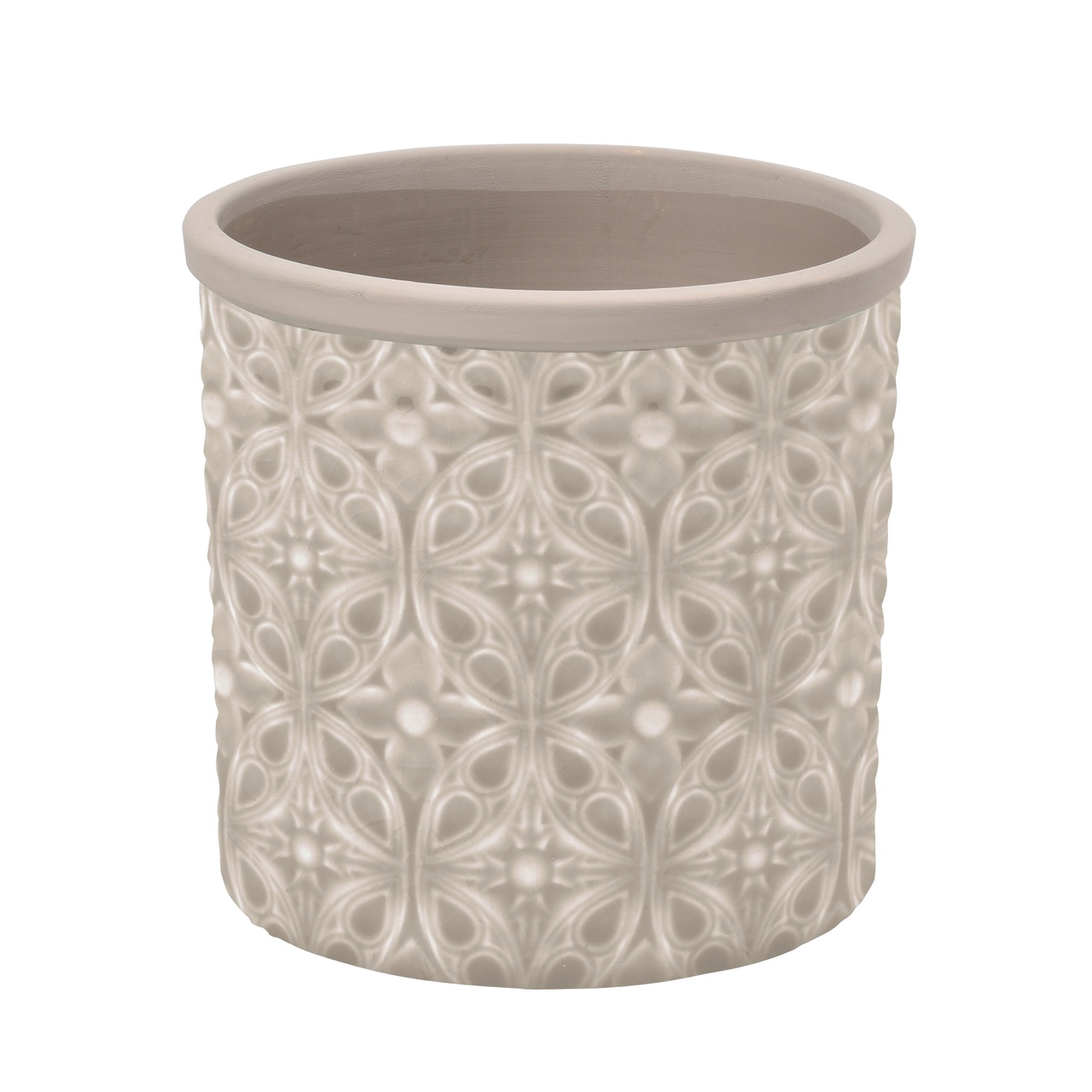 Indoor Übertopf Porto grau - klein | von Burgon & Ball