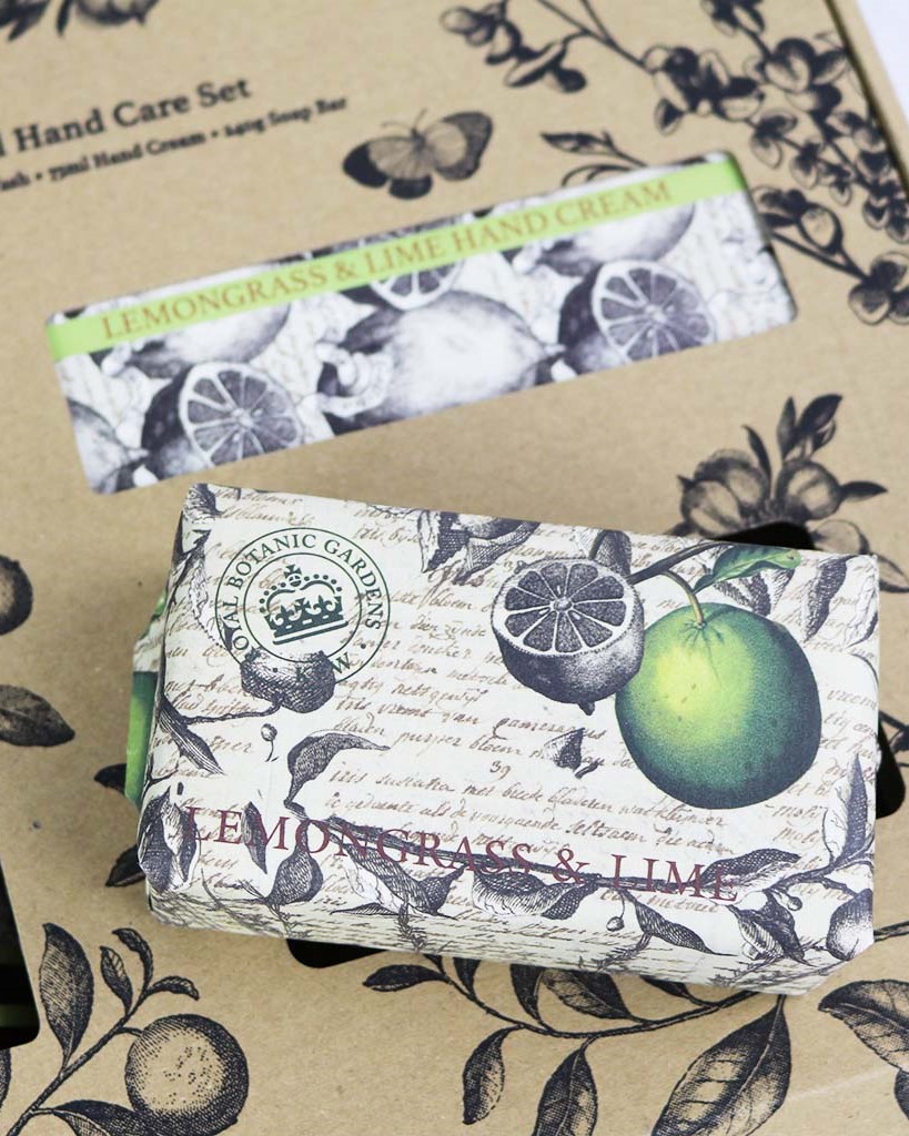Kew Gardens Handpflege-Set | Zitronengras & Limette