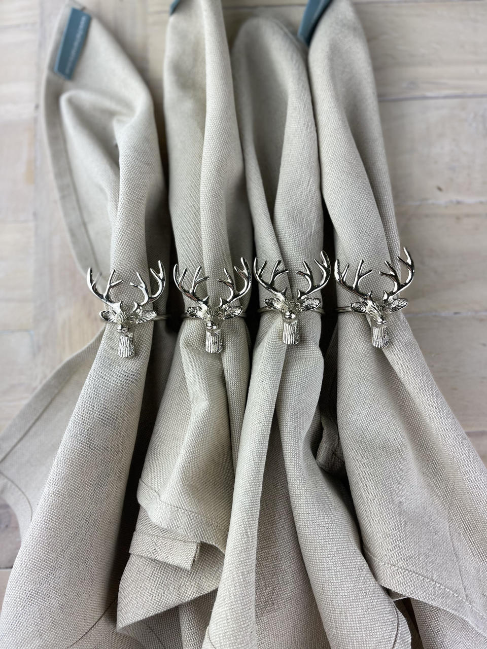 Serviettenringe Hirsch | 4er-Set | The Linen Table