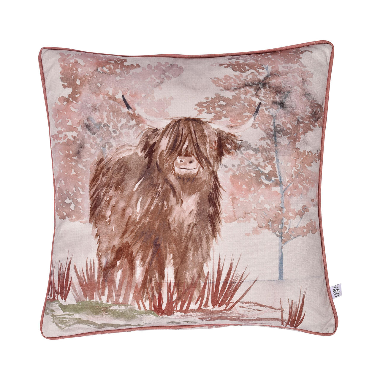Highland Cow | Kissenhülle von Dreams & Drapes | Ulster Weavers