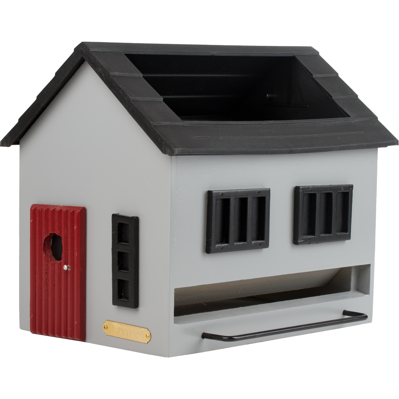 Vogelfutter-Haus mit Wasserspender | von Wildlife Garden | für 2,5 Liter Samen