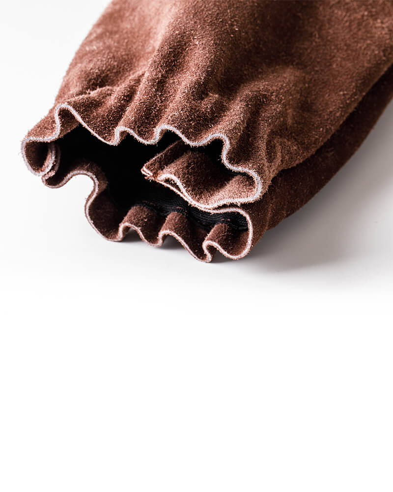 der obere Abschluß mit innen angenähtem Gummizug