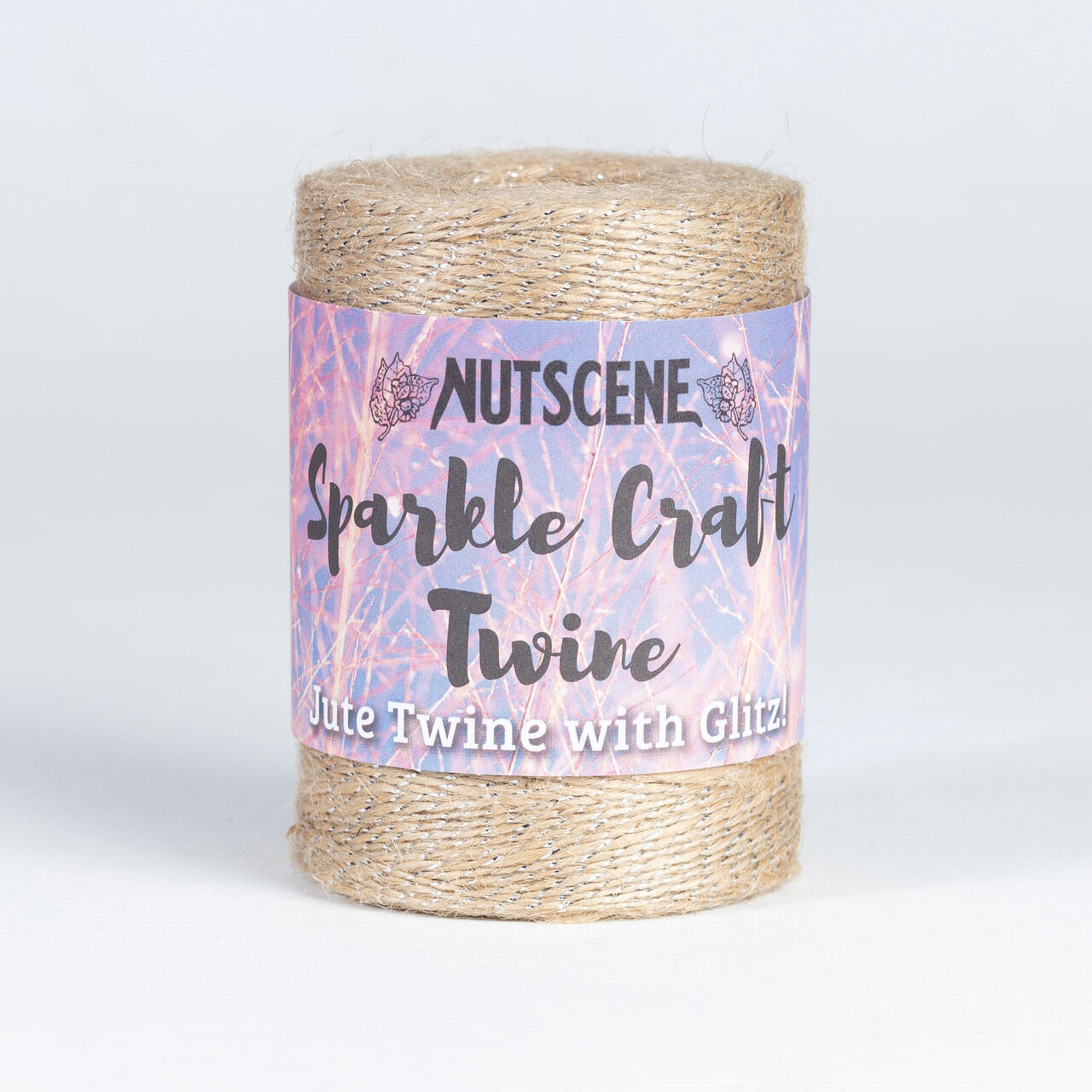 Nutscene Sparkle Craft Twine | Silber