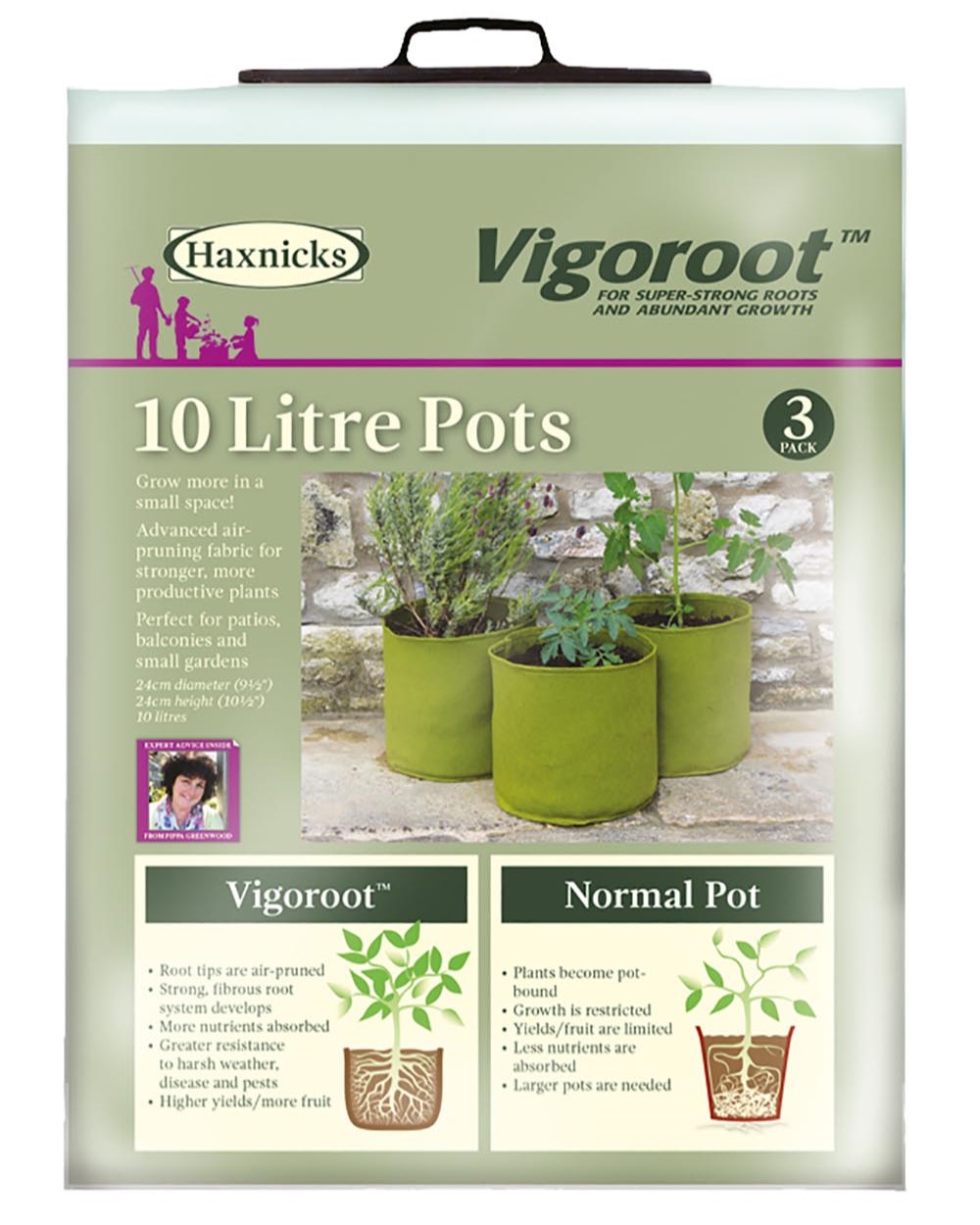 Vigoroot 10 Liter Pots