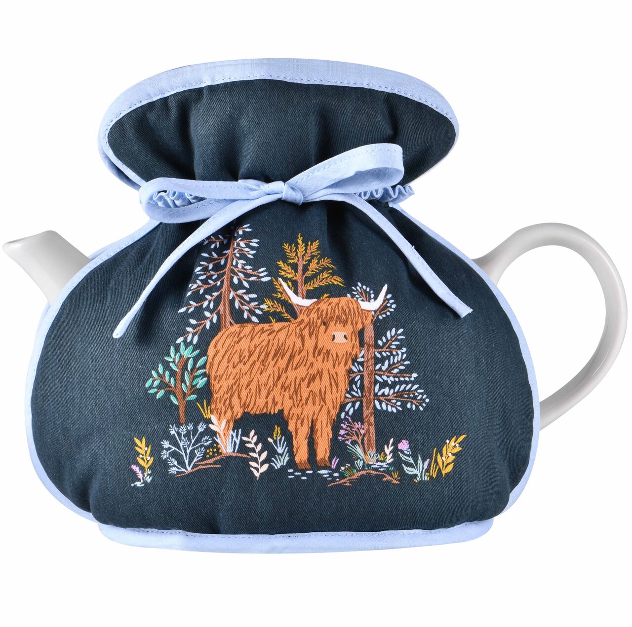 Tee-Muff | Design - Connie the Highland Cow - das schottische Hochlandrind | von Ulster Weavers