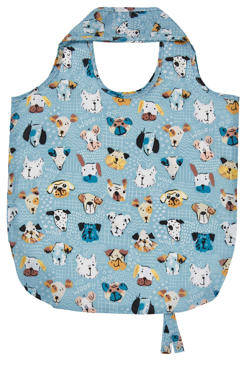 Einkaufsbeutel Hundegesichter