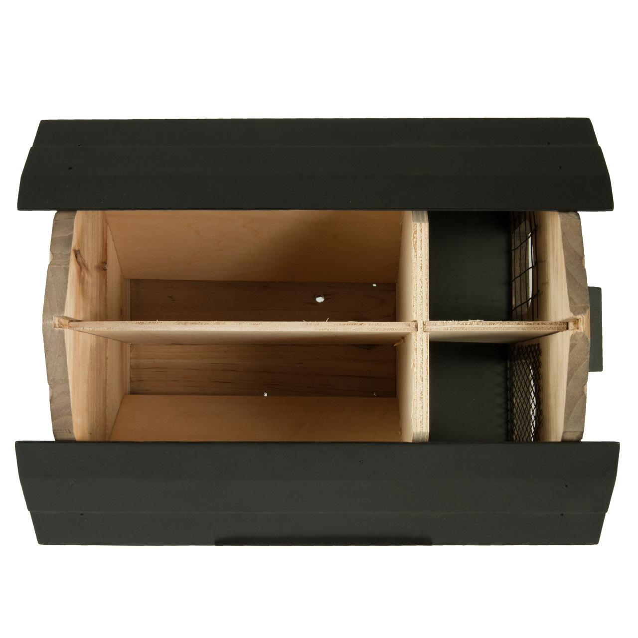 Das Innenleben der Vogelfutter-Scheune